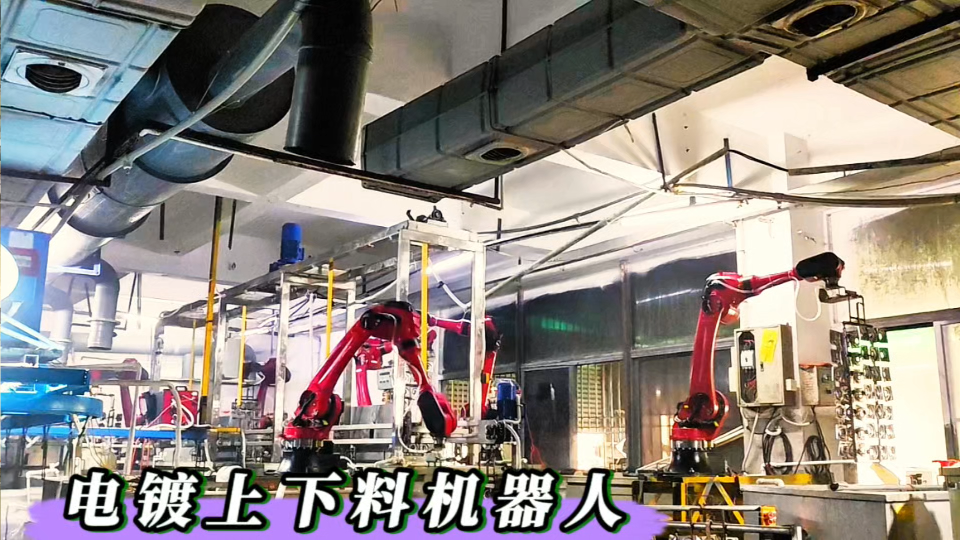 電鍍件上下料機器人注意事項江蘇常州萊柯工業
